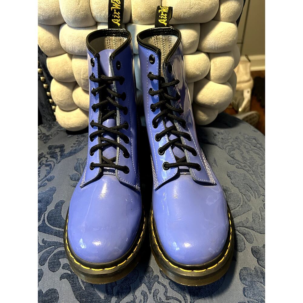 Dr Martens 1460 Hyacinth Blue Patent Leather size 8/EU 39 - Picture 3 of 9